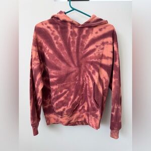 Forever 21 pink tie-dye hoodie